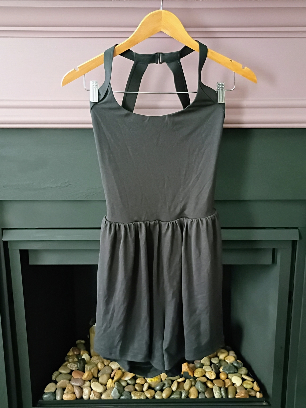 Halara Pocket 2-in-1 Romper Easy Peezy NWOT Black Size Small